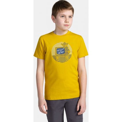 Chlapecké bavlněné triko KILPI Salo žluté