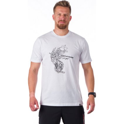 Pánské sportovní tričko NORTHFINDER Jericho bílé