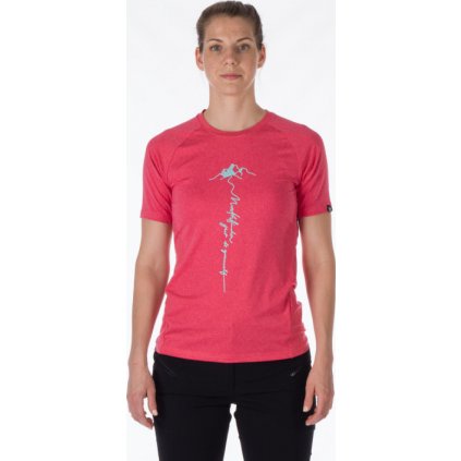 Dámské sportovní tričko NORTHFINDER Misha růžové