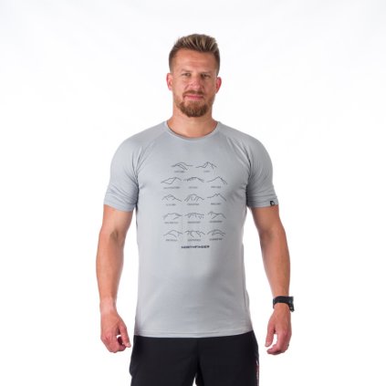 Pánské sportovní tričko NORTHFINDER John šedé