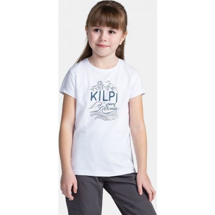 Dívčí bavlněné triko KILPI Malga bílé