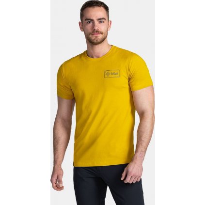Pánské bavlněné triko KILPI Bande žluté