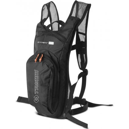 Batoh cyklistický TRIMM Start 4l černý (Barva black/ orange, Velikost 4 l)