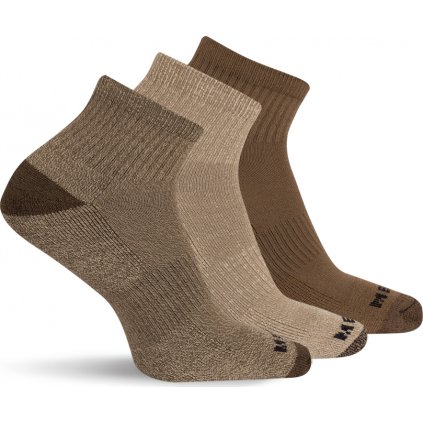 Ponožky MERRELL Wool Everyday Quarter (3 pack)