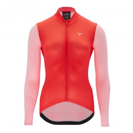 Dámský cyklo dres SILVINI Valfura červená (Velikost XS)