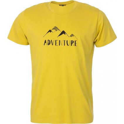 Pánské bavlněné triko O'STYLE Adventure II žluté