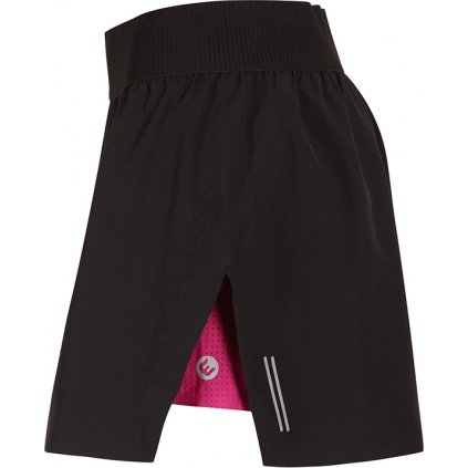 Dámská běžecká sukně 2v1 PROGRESS Carrera Skirt černá/růžová