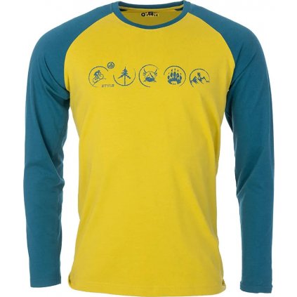 Chlapecké bavlněné triko O'STYLE Joy žluto modré