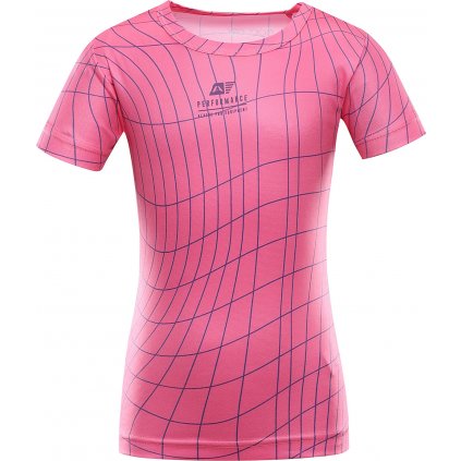 Dětské funkční triko ALPINE PRO Basiko růžové