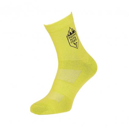 Cyklo ponožky SILVINI Bevera žlutá