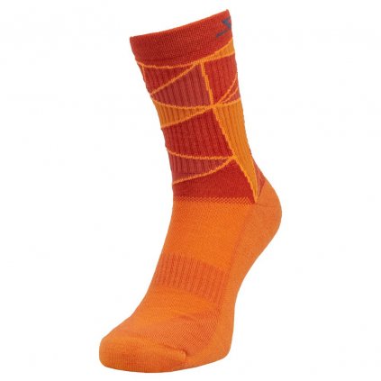 Zateplené ponožky SILVINI Vallonga oranžová