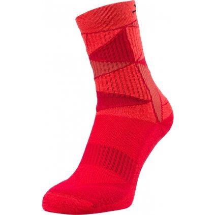 Zateplené ponožky SILVINI Vallonga červená