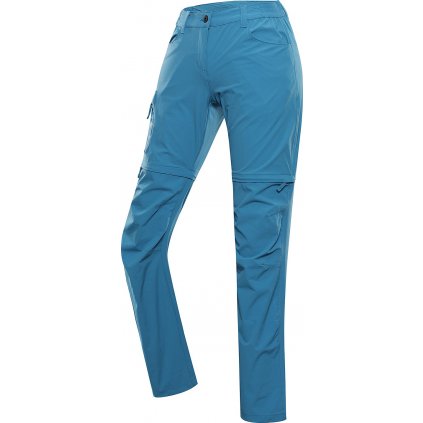 Dámské outdoorové kalhoty 2v1 ALPINE PRO Nesca modré