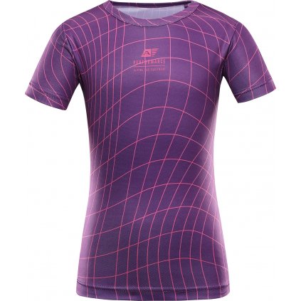 Dětské funkční tričko ALPINE PRO Basiko fialové
