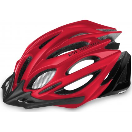 Unisex cyklistická helma R2 Pro-Tec červená