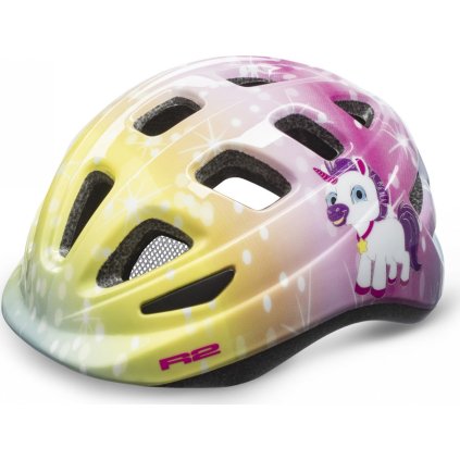 Dětská cyklistická helma R2 Bunny růžová