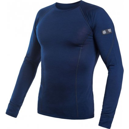 Pánské merino triko SENSOR Merino Active modré