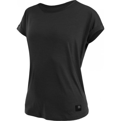 Dámské merino triko SENSOR Merino Air Traveller černé (Velikost L, Barva černá)