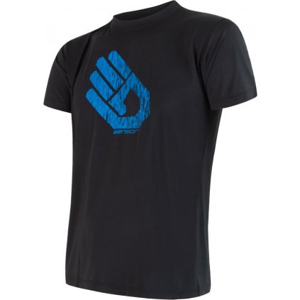 Pánsé funkční tričko SENSOR Coomax Tech Hand černé