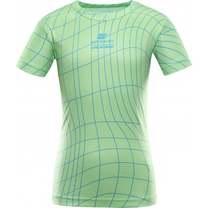 Dětské funkční tričko ALPINE PRO Basiko zelené
