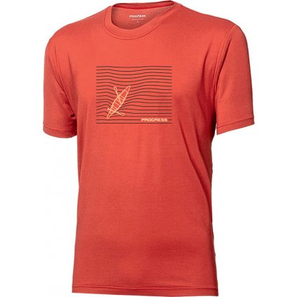 Pánské tričko PROGRESS Wabi Kanoe oranžové