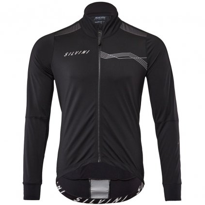 Pánská cyklo bunda SILVINI Ghisallo černá (Velikost XS)