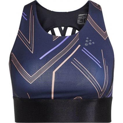 Dámský sportovní top CRAFT Adv Hit Padded Sport Top modrý