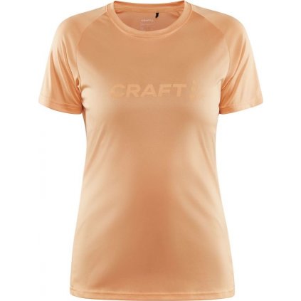 Dámské funkční triko CRAFT Core Essence Logo oranžové