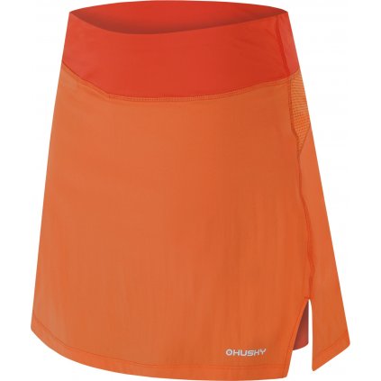 Dámská funkční sukně HUSKY se šortkami Flamy L oranžová