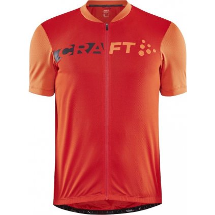 Pánský cyklodres CRAFT Core Endur Logo oranžový