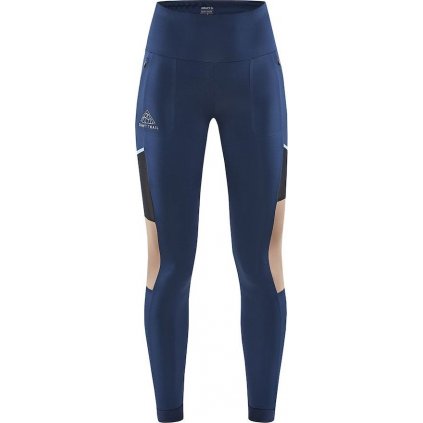 Dámské elastické kalhoty CRAFT Pro Trail Tights modré