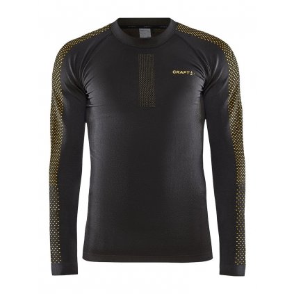 Pánské funkční triko CRAFT Adv Warm Intensity LS šedé