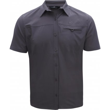 Pánská outdoorová košile s krátkým rukávem 2117 Igelfors šedá