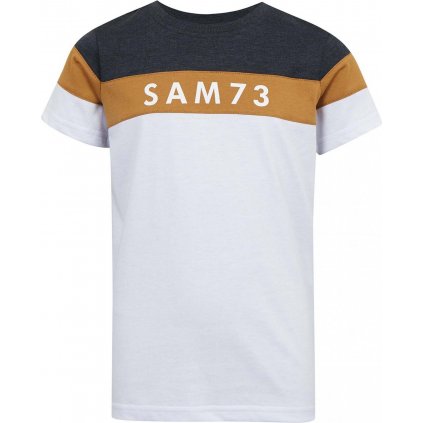 Chlapecké triko SAM 73 Kallan bílé