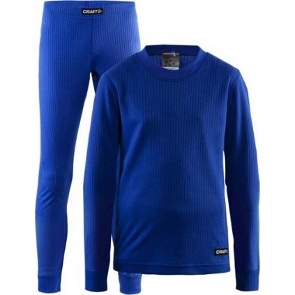 Dětský funkční set CRAFT Baselayer Junior modrý