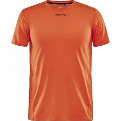 Pánské funkční triko CRAFT Adv Essence Ss oranžové