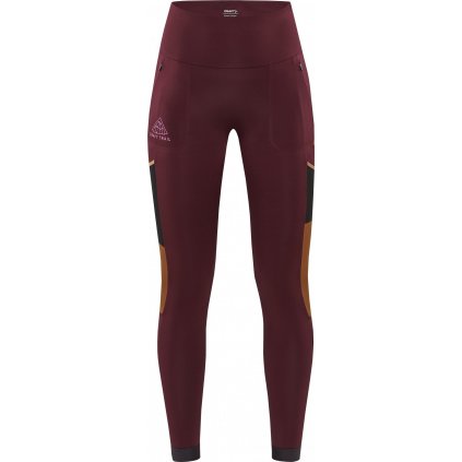 Dámské elastické kalhoty CRAFT Pro Trail Tights fialové