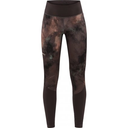 Dámské zateplené kalhoty CRAFT Adv Subz Wind Tights 2 hnědé