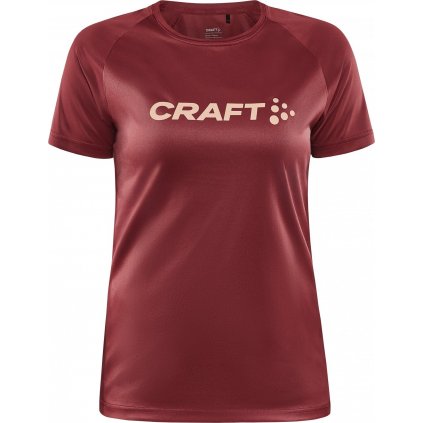 Dámské funkční triko CRAFT Core Essence Logo červené