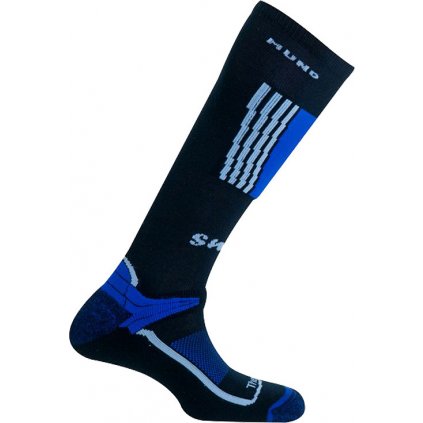 Lyžařské ponožky MUND Snowboard tmavě modré/modré 41-45 L