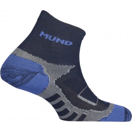 Běžecké ponožky MUND Trail Running šedá/modrá, 41-45 L