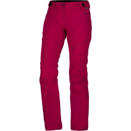 Dámské softshellové kalhoty NORTHFINDER Juanita růžové