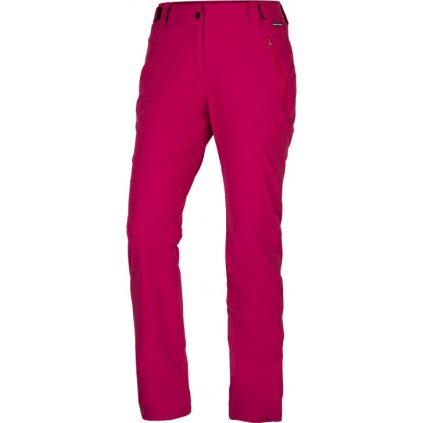 Dámské strečové kalhoty NORTHFINDER Rena růžové
