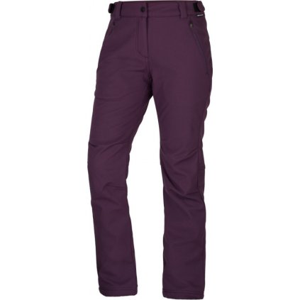 Dámské softshellové kalhoty NORTHFINDER Garnet fialové