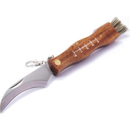 Zavírací houbařský nůž s pouzdrem MAM 2591 - buk, 7,5 cm