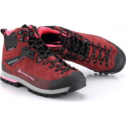 Unisex outdoorová obuv ALPINE PRO Nevise červená