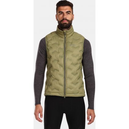 Pánská zateplená vesta KILPI Nai zelená (Velikost L)
