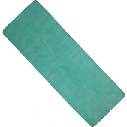 Yoga ručník YATE TPE 173x61x0,15 cm zelená