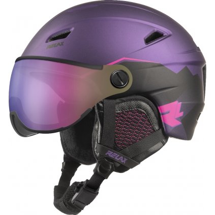 Unisex lyžařská helma RELAX Stealth fialová