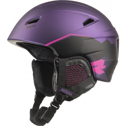 Unisex lyžařská helma RELAX Wild fialová
